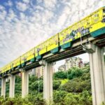 穿梭魔幻山城：重庆轨道列车的”过山车”奇观与城市交通奇迹